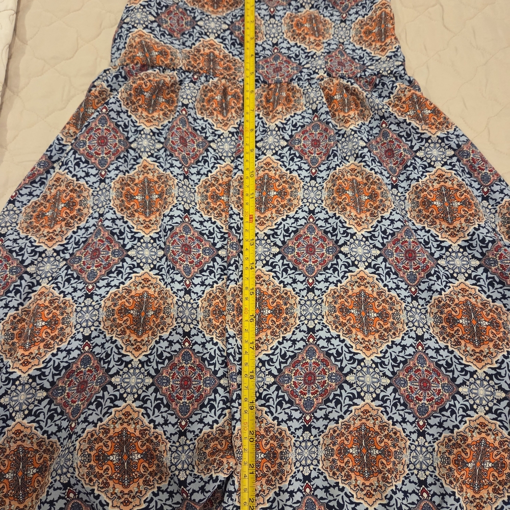 Blue and Pink Dress. Perfect Rodeo Dress, Just Add Boots! - Picture 6 of 7